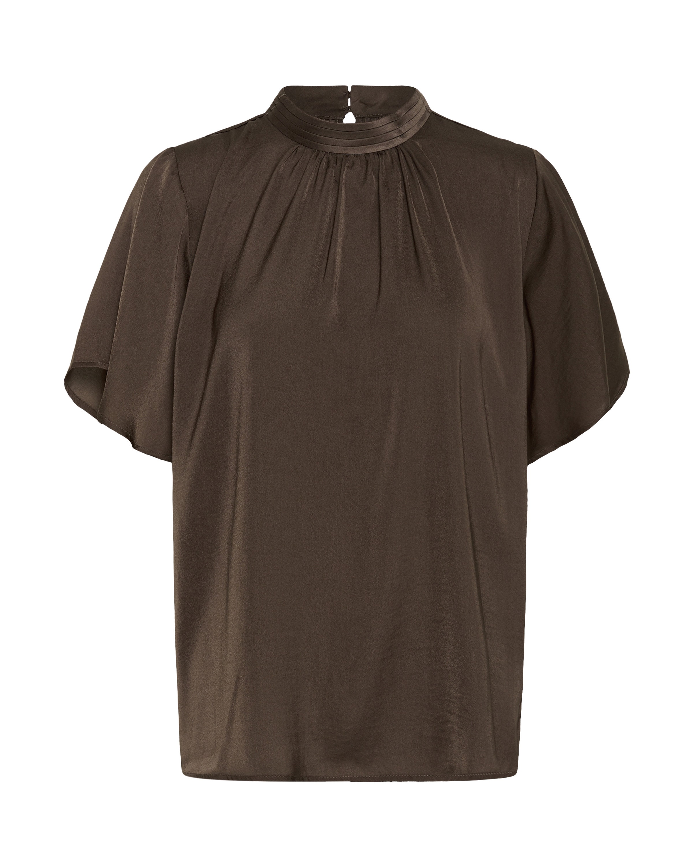 SAINT TROPEZ Blouse 'AileenSZ' in Brown: front