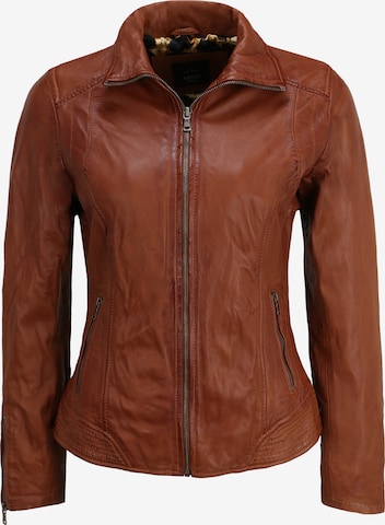 KRISS Between-Season Jacket 'Pia' in Brown: front