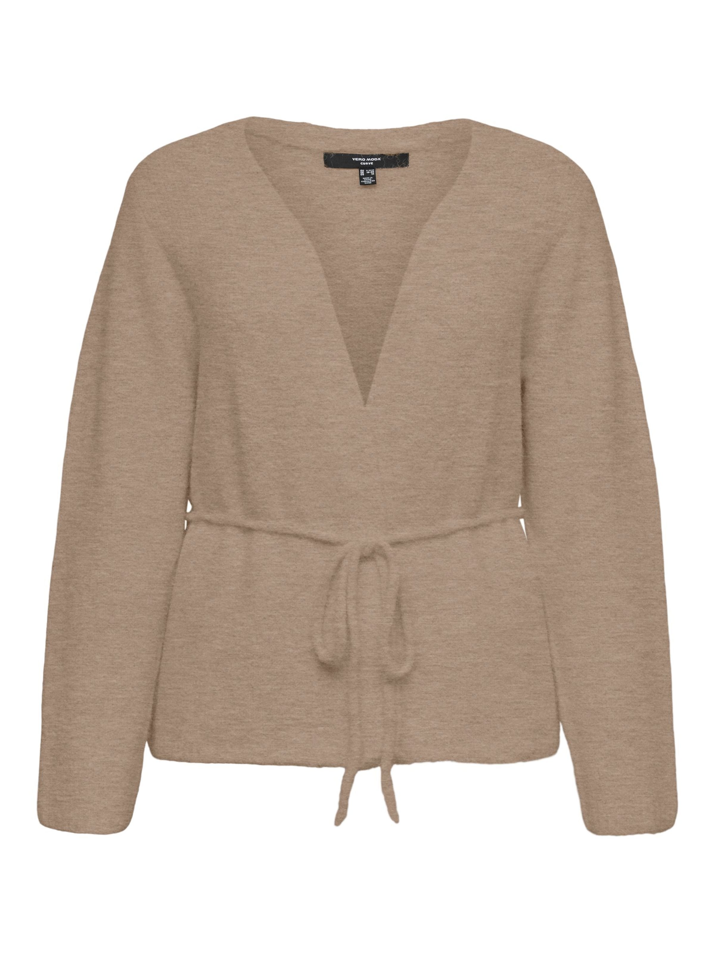 Giacchetta 'CORA' di Vero Moda Curve in beige: frontale