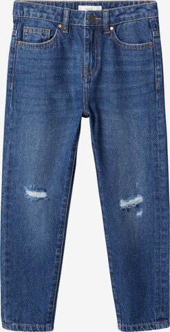 MANGO KIDS Normalny Jeansy w kolorze niebieski: przód