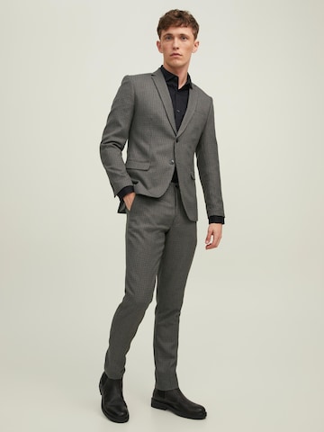 Coupe slim Costume 'Franco' JACK & JONES en gris : devant