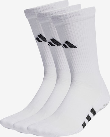 ADIDAS PERFORMANCE Sportsocken 'Performance Cushioned' in Weiß: predná strana