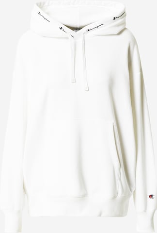 Champion Authentic Athletic Apparel Sweatshirt in White: front