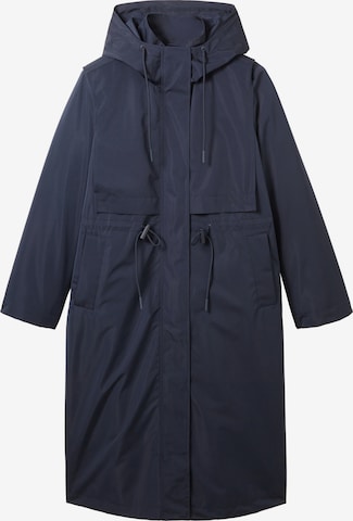 Manteau mi-saison TOM TAILOR en bleu : devant