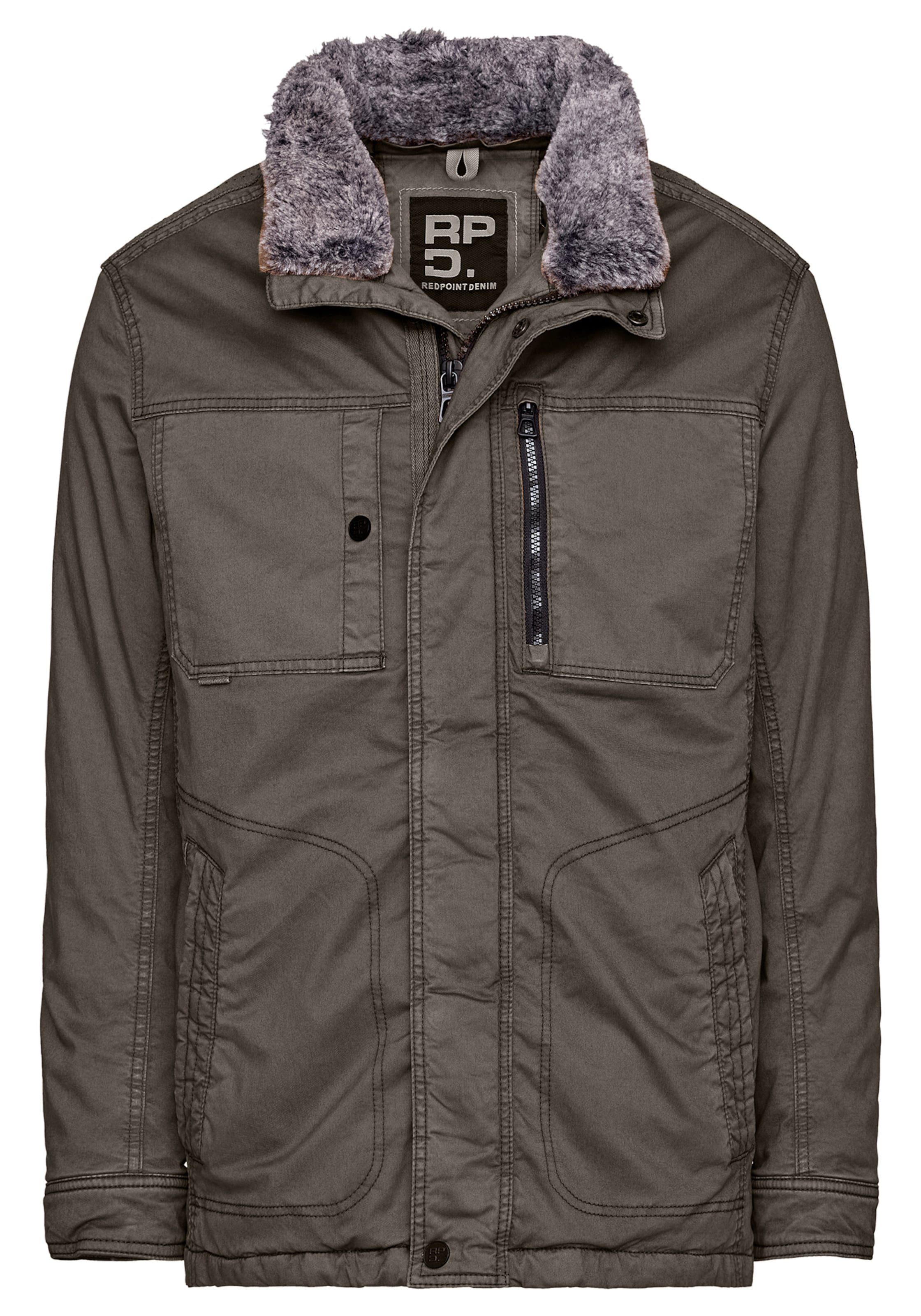 REDPOINT Winter Jacket in Brown: front