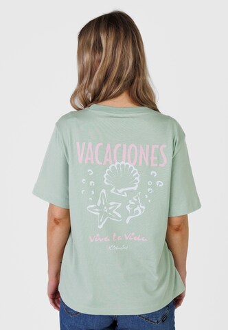 Kleinigkeit - Camiseta 'Big Vacaciones' en verde