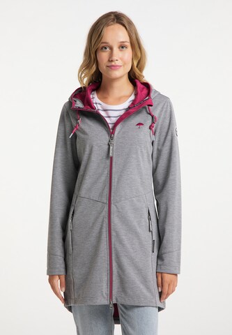 Schmuddelwedda Raincoat in Grey: front