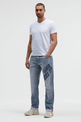 CAMP DAVID Regular Jeans CO:NO Comfort Fit in Blau