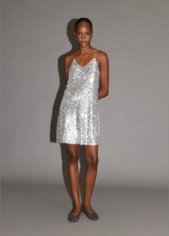 MANGO TEEN Dress 'Diva' in Silver