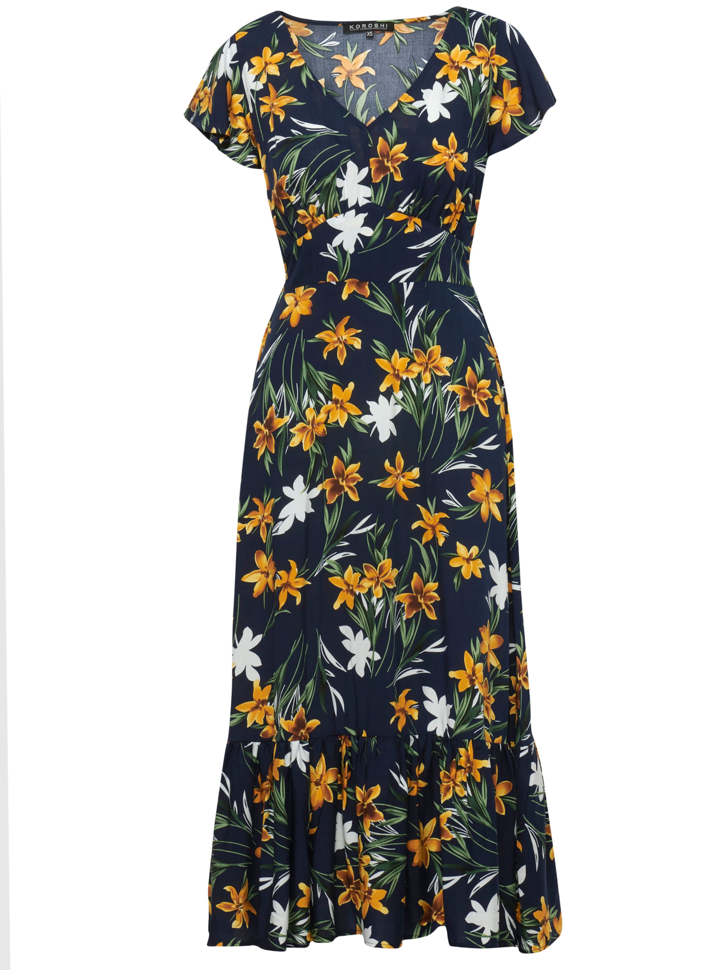 KOROSHI Jurk in de kleur Gemengde kleuren, Productweergave