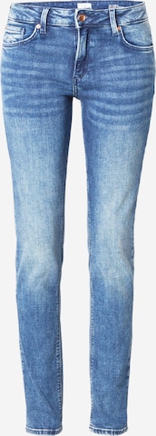 Slimfit Jeans 'Catie' de la QS by s.Oliver pe albastru: față