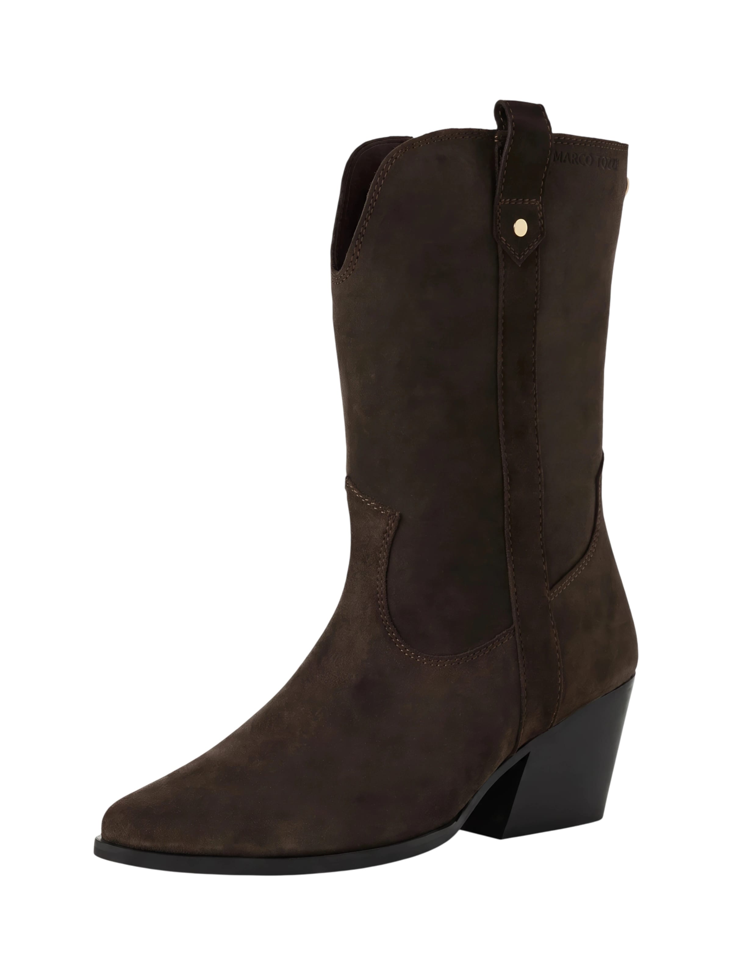 Botine de la MARCO TOZZI pe maro: față