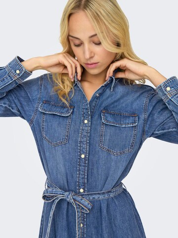 ONLY Kleid 'ONLTudy' in Blau