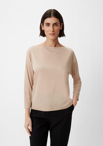 COMMA Shirt in Beige: predná strana