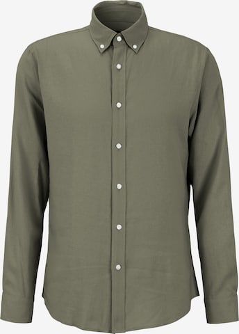 Steffen Klein Slim fit Overhemd in Groen: voorkant