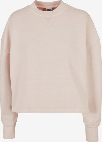 Sweat-shirt Urban Classics en rose : devant