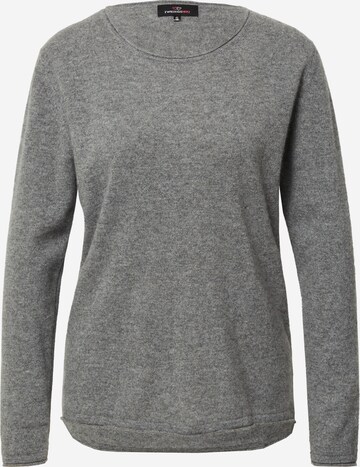 Zwillingsherz Pullover in Grau: predná strana