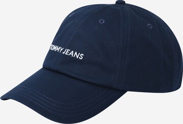 Cappello da baseball di Tommy Jeans in blu: frontale