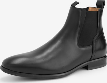 DenBroeck Chelsea boots 'Stone St. ' in Zwart: voorkant