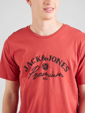 Jack & Jones Premium Μπλουζάκι 'JPRBLUROBAR' σε κόκκινο