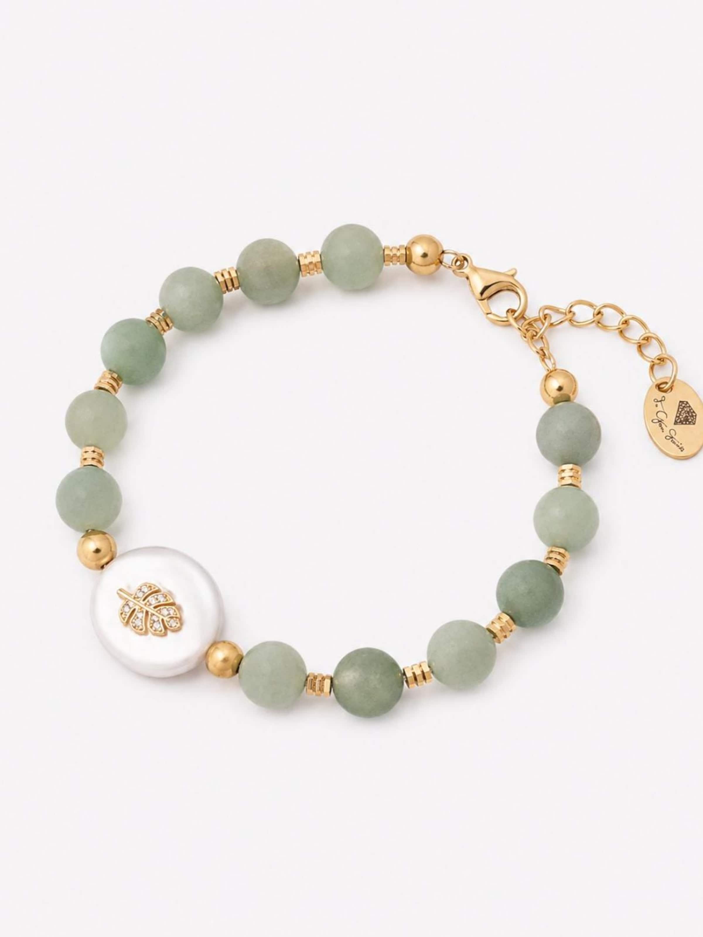 THE GEM STORIES JEWELRY Armband i grön: framsida