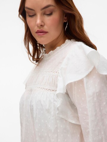 Vero Moda Curve Blouse 'CTRINE' in White