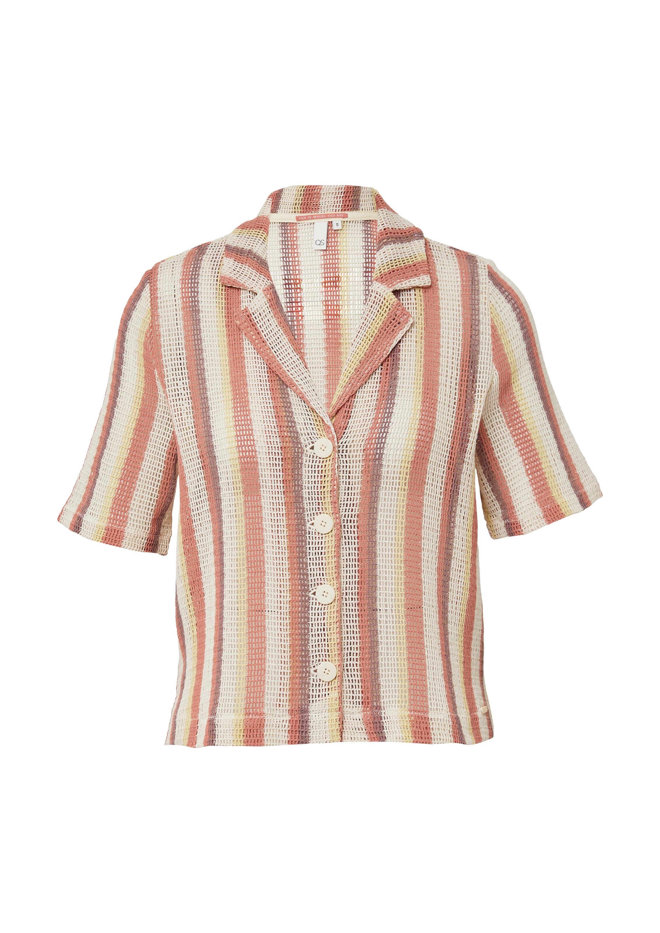 QS Bluse in Orange: Vorderseite