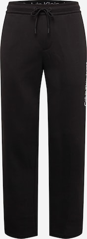 Calvin Klein Jeans Trousers in Black: front