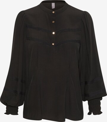 CULTURE Blouse 'Asmine ' in Black: front