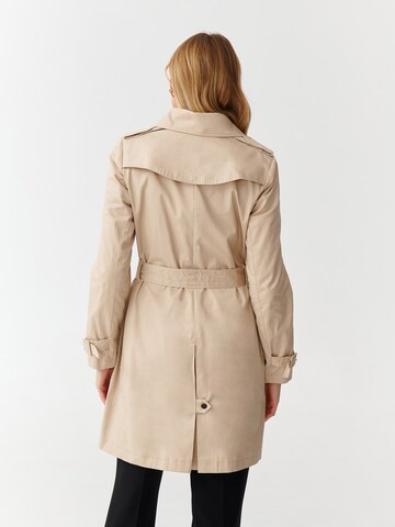 Manteau mi-saison 'MEGANA' TATUUM en beige