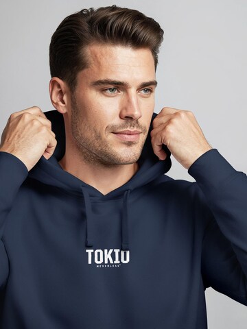 Neverless Sweatshirt 'Tokio' in Blau