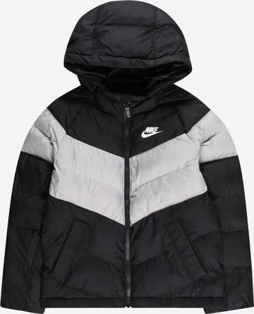 Nike SportswearZimska jakna - crna boja: prednji dio