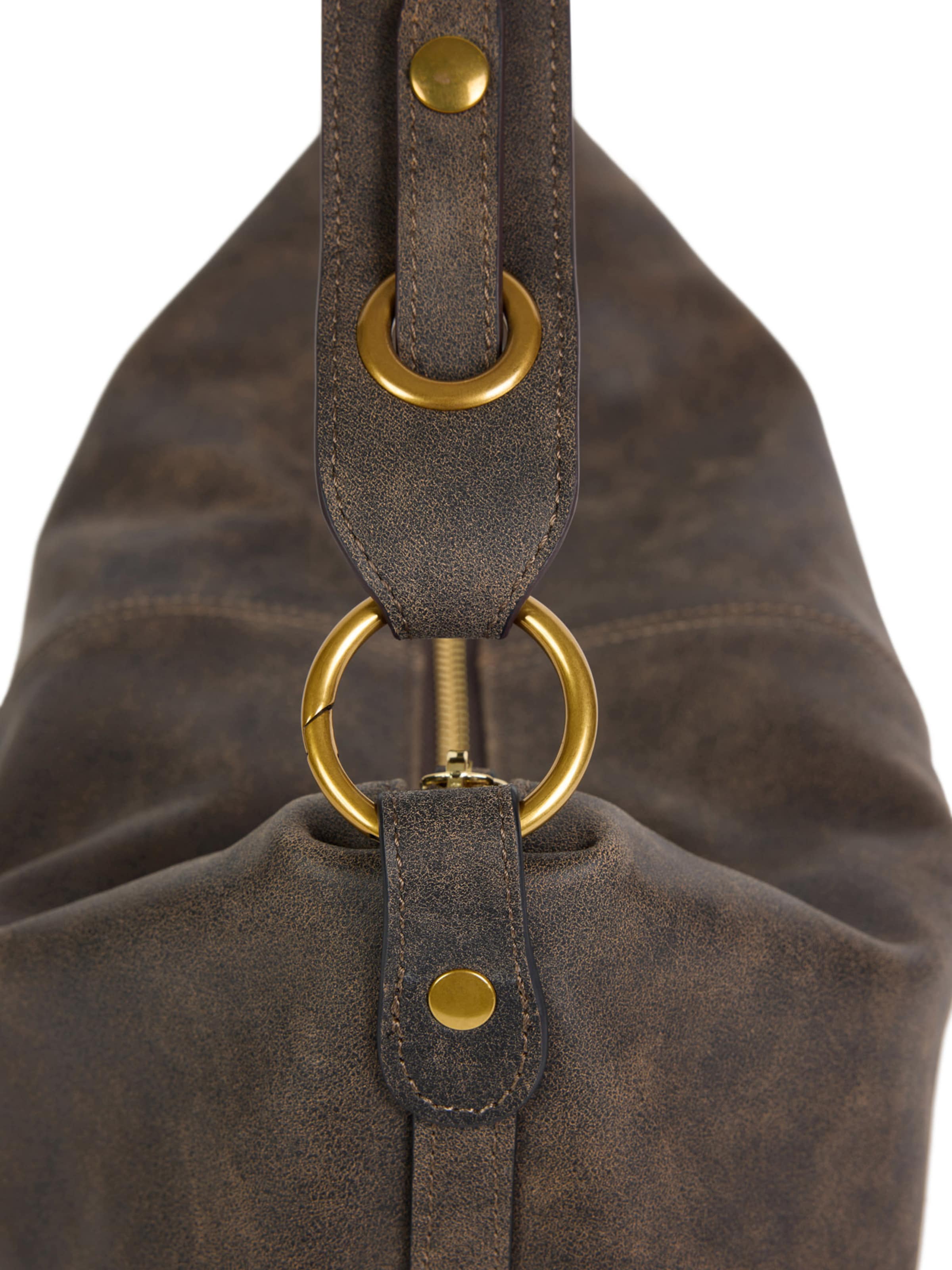 Nat&Nin Schoudertas 'Hera' in Bruin