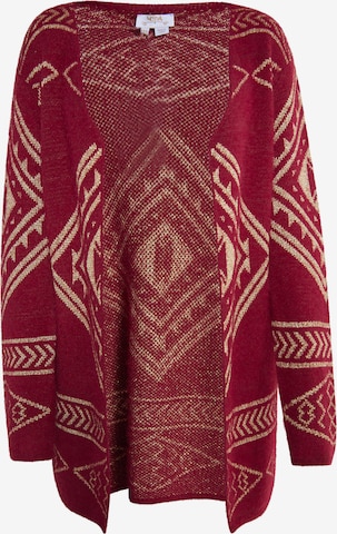 usha FESTIVAL Knit Cardigan in Red: front