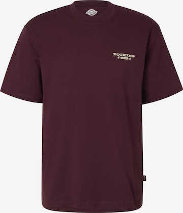 DICKIES Shirt 'GOOD SEEDS' in Rood: voorkant