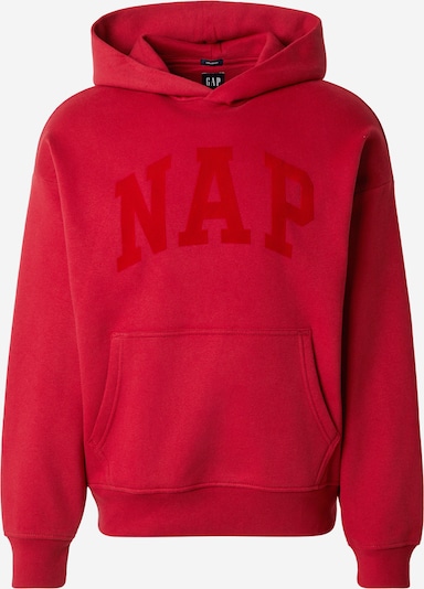 GAP Sweater majica 'NAP' u crvena / svijetlo crvena, Pregled proizvoda