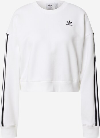 ADIDAS ORIGINALS Sweatshirt 'Adicolor Classics' in Wit: voorkant