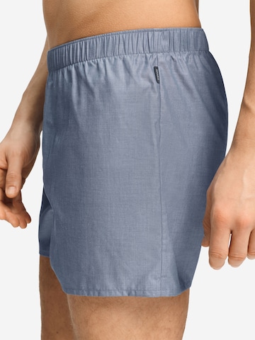 Hanro Boxershorts ' Fancy Woven ' in Blauw
