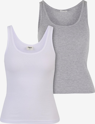 Top di Urban Classics in grigio: frontale