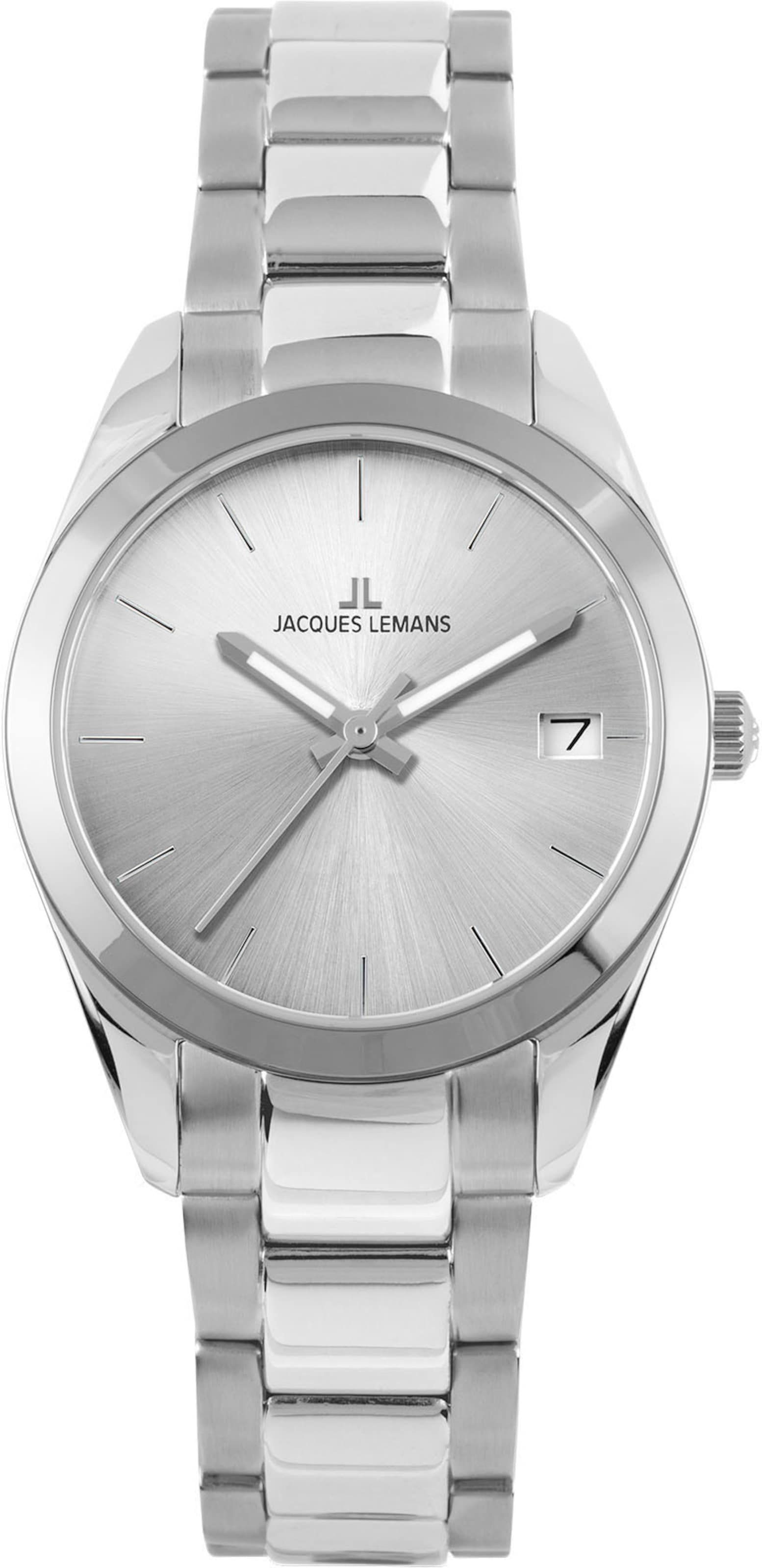 Jacques Lemans Analog Watch in Silver: front
