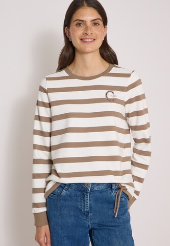 CECIL Sweatshirt in Braun: Vorderseite