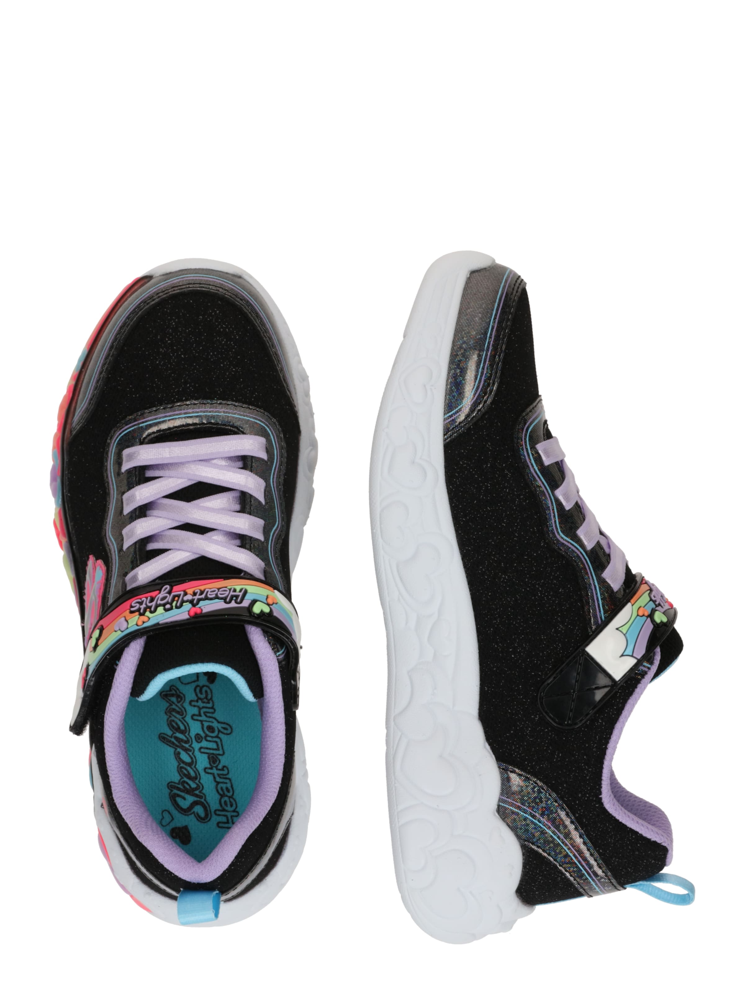 SKECHERS Σνίκερ 'ETERNAL HEART LIGHTS' σε μαύρο