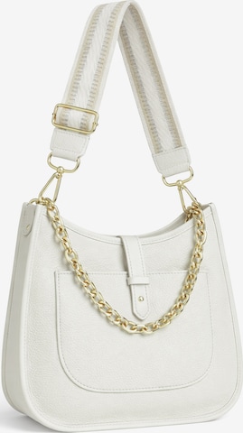 COLLEZIONE ALESSANDRO Shoulder Bag 'München' in White: front
