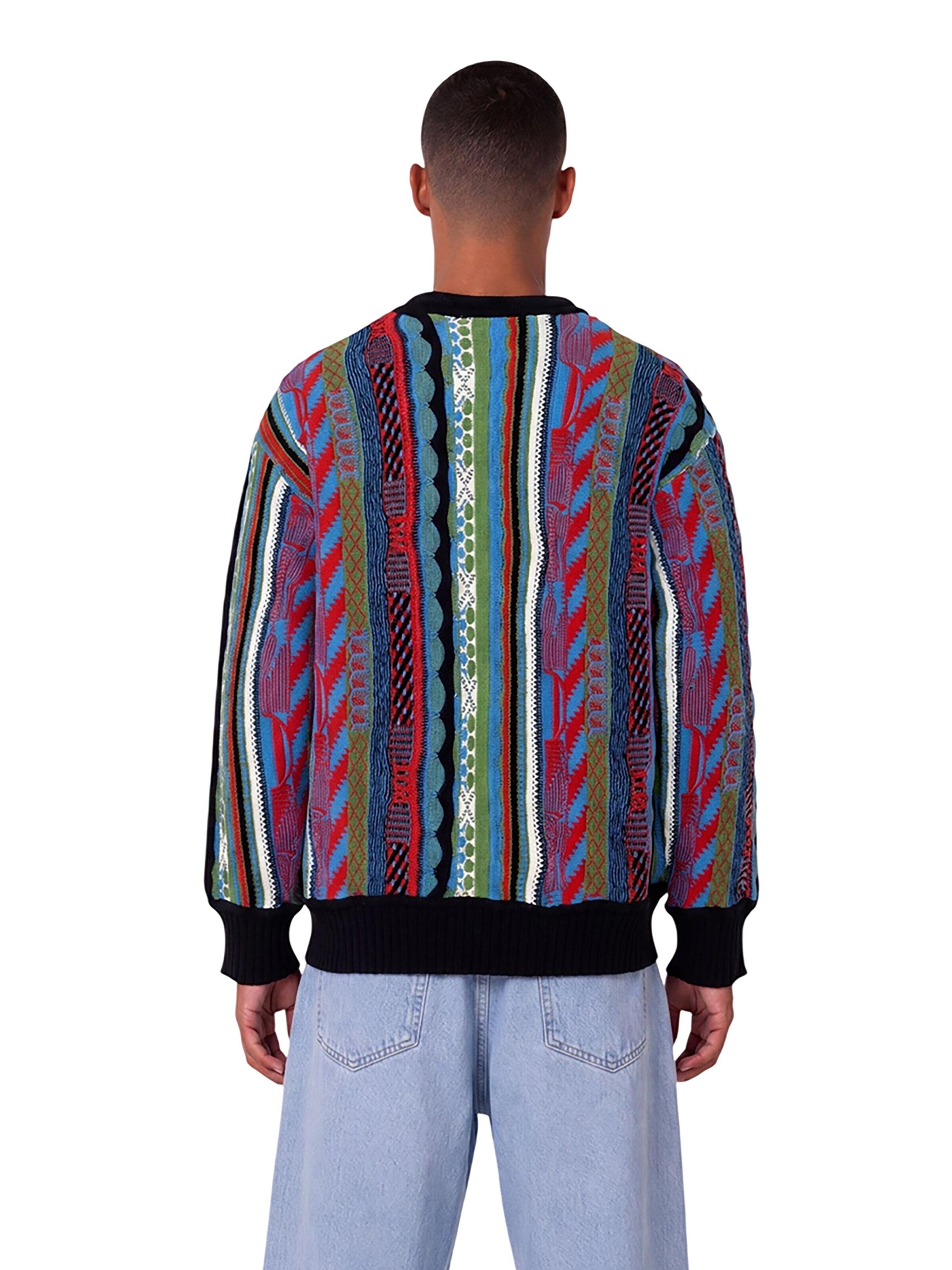 Colucci Trui '3D Knit' in Gemengde kleuren