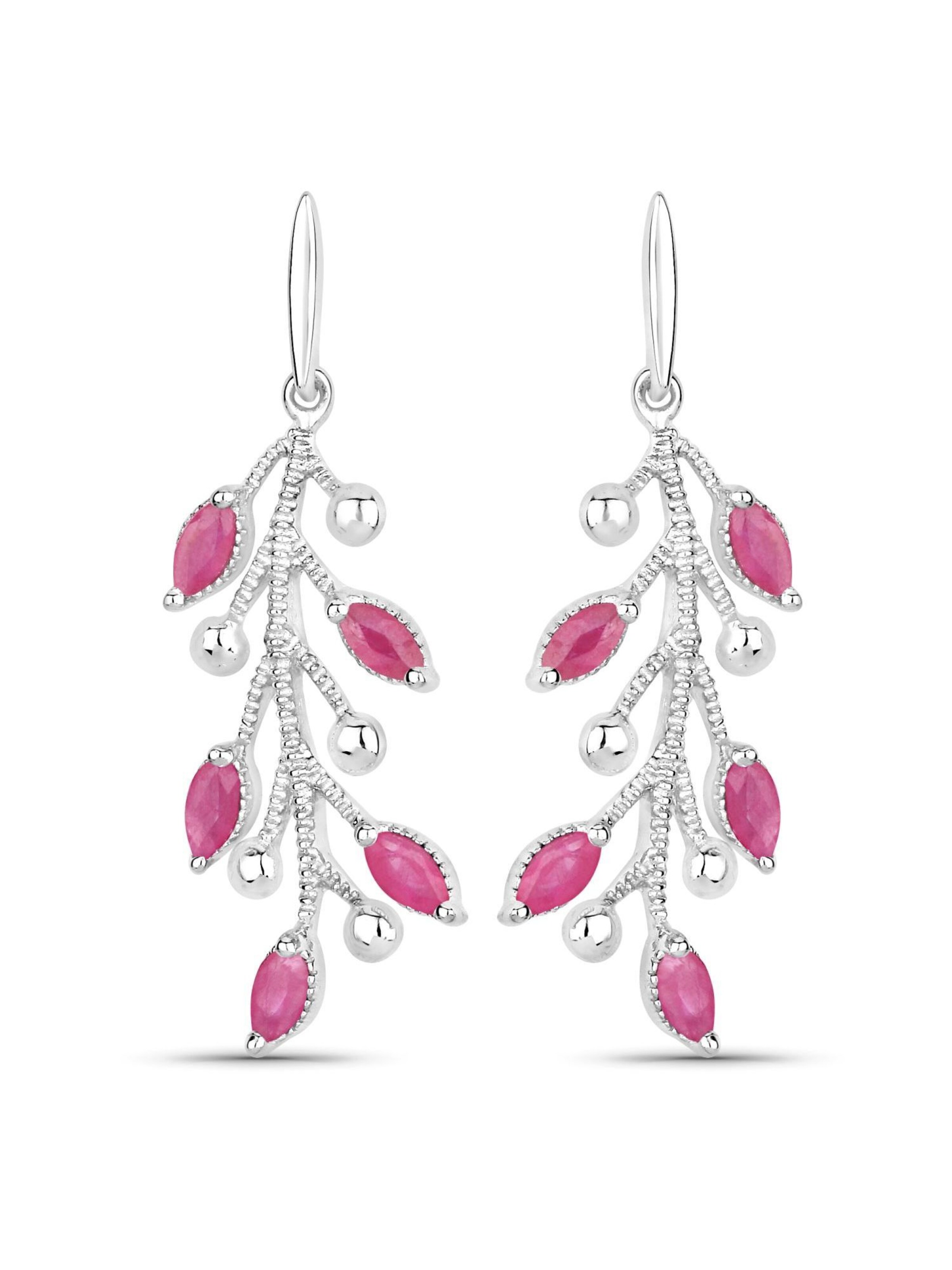 Boucles d'oreilles Rafaela Donata en argent : devant
