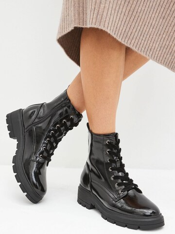 Stivaletto stringato di Next in nero: frontale
