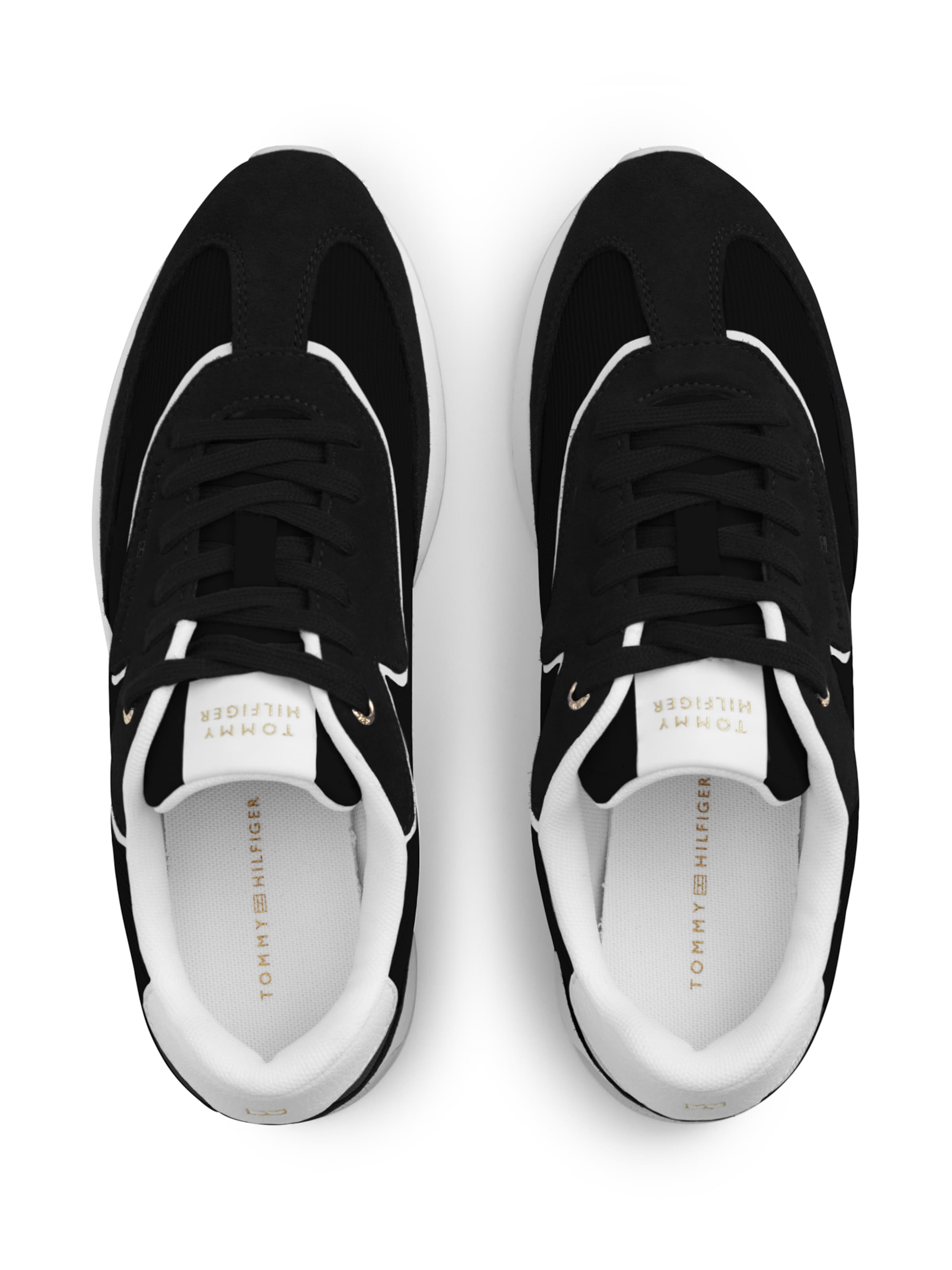 TOMMY HILFIGER Rövid szárú sportcipők - fekete
