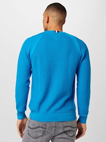 Pull-over 'SPRING GRID' TOMMY HILFIGER en bleu