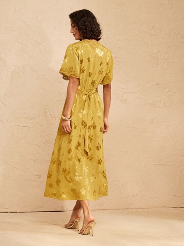 love & roses - Vestido de verano en amarillo
