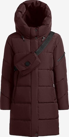 Manteau d’hiver 'Emory' khujo en rouge : devant